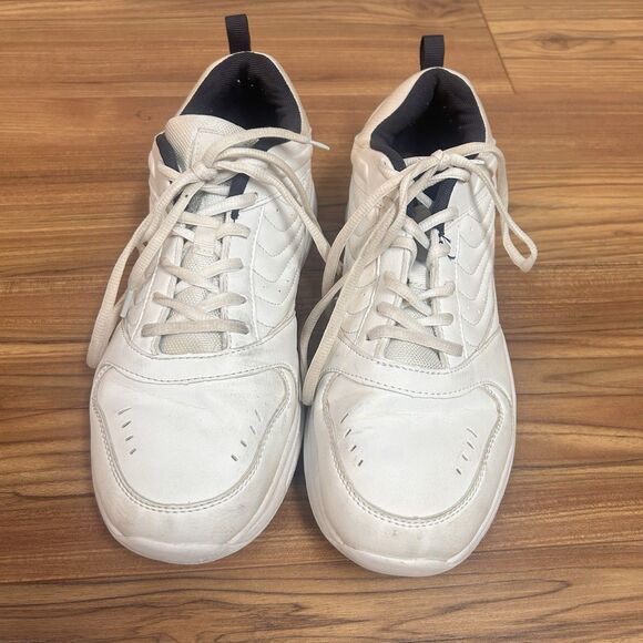 BCG Memory Foam Sneakers Mens 10.5 White Walking Training Shoes - Picture 2 of 8